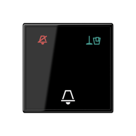 JUNG Накладка (стекло) для внешнего модуля, чёрный