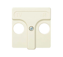 Simon 27 Слоновая кость Накладка розетки TV