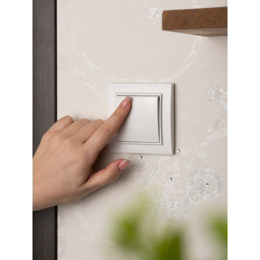 Минск Выключатель 1-клавишный СП,10А, белый EKF Basic