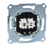 Schneider Electric Merten Механизм QuickFlex Выключателя 1-полюсного для 2-х цепей, с индикацией