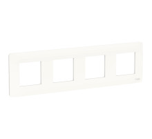 Schneider Electric Unica Studio Бел Рамка 4-ная