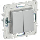 SKANDY Выключ. 2-кл. перекр. 10А SK-V06S сереб. IEK