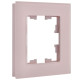 BRITE Рамка 1-мест. РУ-1-2-Бр стекло розовый матовый IEK
