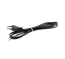 ЭРА Шнур для бра  UX-ШВВП-1,8m-B 1,8 м ШВВП 2x0,5мм2 черный