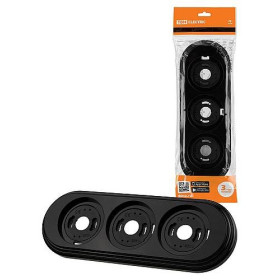 TDM Рамка 3-х постовая черная «Виви»