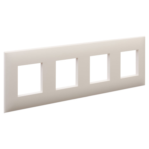 Рамка 4 поста (8 мод.), Avanti, ванильная дымка