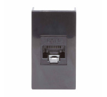 DKC Розетка RJ-45 кат.6,Viva,1 мод.,черн