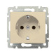 Розетка с заземлением - Legrand Valena - без шторок 16А 250В винтовые зажимы - слоновая кость