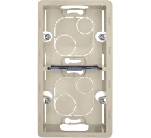 Legrand/Daccord INSPIRIA Слоновая кость Коробка накладного монтажа - 2 поста.