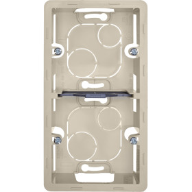 Legrand/Daccord INSPIRIA Слоновая кость Коробка накладного монтажа - 2 поста.