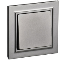 IEK BRITE Сталь Выключ. 1-кл. 10А в сборе ВСР10-1-0-БрС