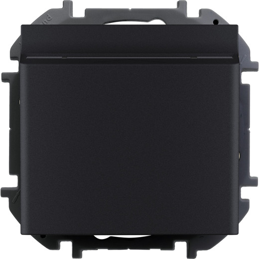 Выключатель карточный с подсветкой - Legrand Inspiria - без задержки выключения 6А 250В безвинтовые зажимы - антрацит