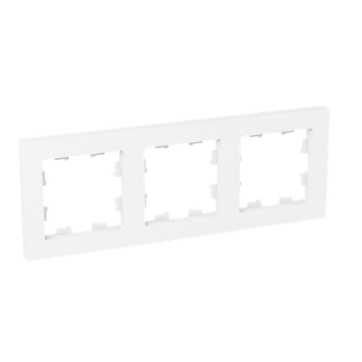 3 - местная рамка, белая, пластик Эпика EKF