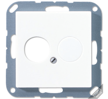 JUNG Крышка для 2-х гнезд слоновая кость