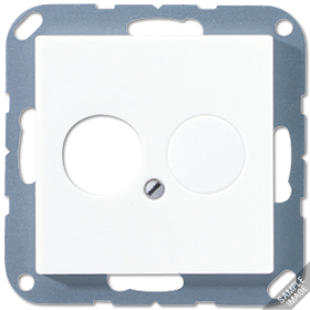 JUNG Крышка для 2-х гнезд слоновая кость