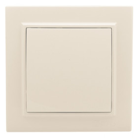 EKF Basic Минск Бежевый Выключатель проходной 1-кл, 10А, СП.