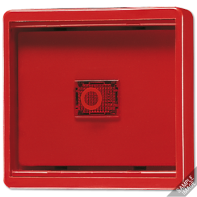 JUNG Клавиша с прозрачной крышкой синяя