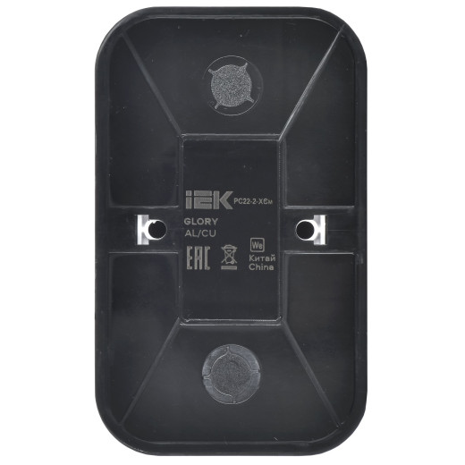 GLORY Роз. 2-я без з/к/ш о/у 10А РС22-2-ХСм сталь м. IEK