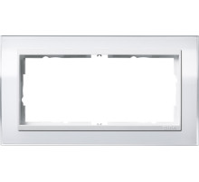 Gira Event Clear Бел/Бел.глянц. Рамка 2-ая без перегородки