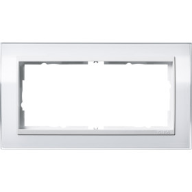 Gira Event Clear Бел/Бел.глянц. Рамка 2-ая без перегородки