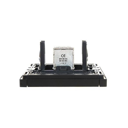 FORTE&PIANO Роз. TV проходная FP129 чер. IEK