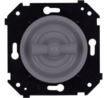 BIRONI Шедель Пластик Титан Выключатель 1-кл проходной (скрытый монтаж)