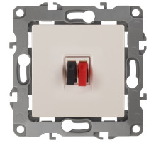 ЭРА Розетка Серия 12 12-3111-02 аудио IP20 цвет слоновая кость