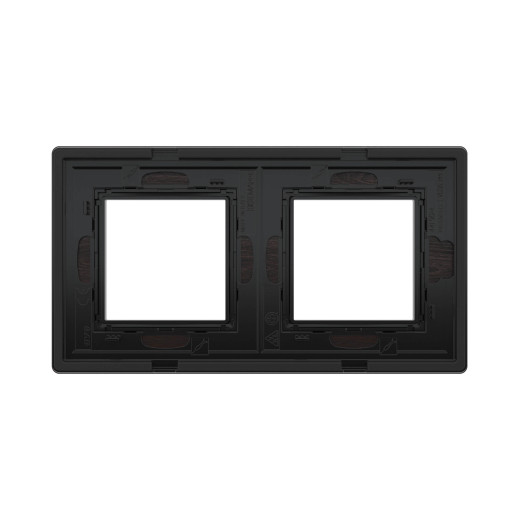 Рамка из натурального дерева 2 поста (4 мод.), Avanti, венге