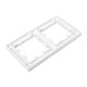 2 - местная рамка, белая, пластик Эпика EKF