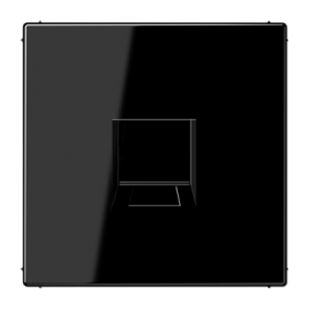 JUNG Плата (фиксация защёлкиванием) для одного модуля термопласт черный