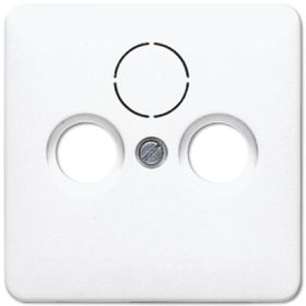 JUNG CD 500/CD plus Белая Накладка TV-FM-SAT