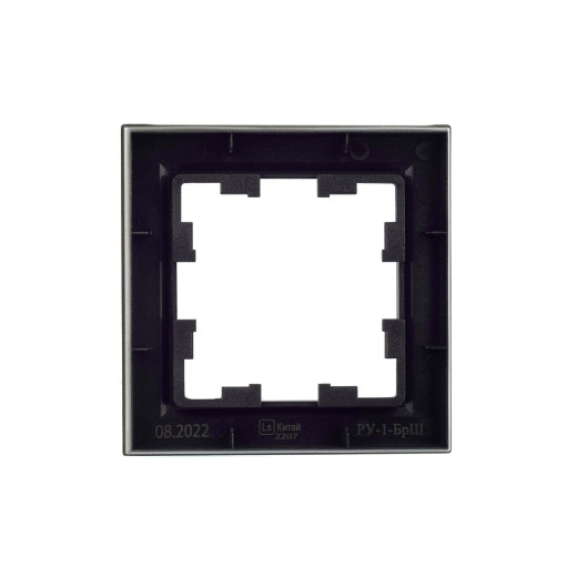 BRITE Рамка 1-мест. РУ-1-БрШ шамп. IEK