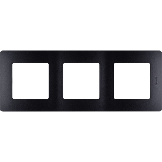 Рамка 3 поста - Legrand Etika - антрацит