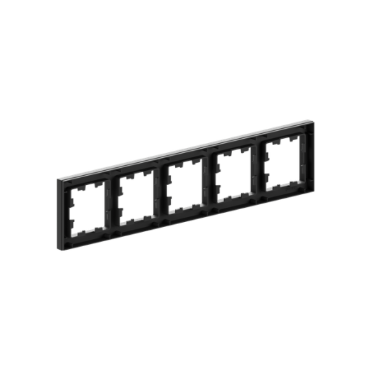 5 - местная рамка, чёрная, пластик Эпика EKF