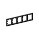 5 - местная рамка, чёрная, пластик Эпика EKF
