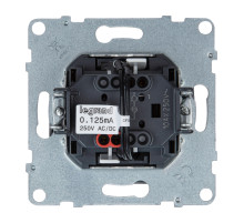 Legrand/Daccord SUNO Алюминий Выключатель 10АХ 250В с подсветкой/индикацией. Безвинтовые зажимы..