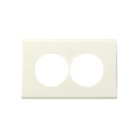 Anam Legrand Zunis Бежевый Накладка розетки 2-ой гориз