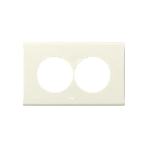 Zunis Бежевый Накладка розетки 2-ой гориз