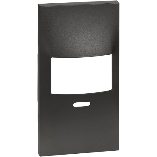 LIVING NOW. Лицевая панель для датчика движения 2 модуля.Цвет Черный.