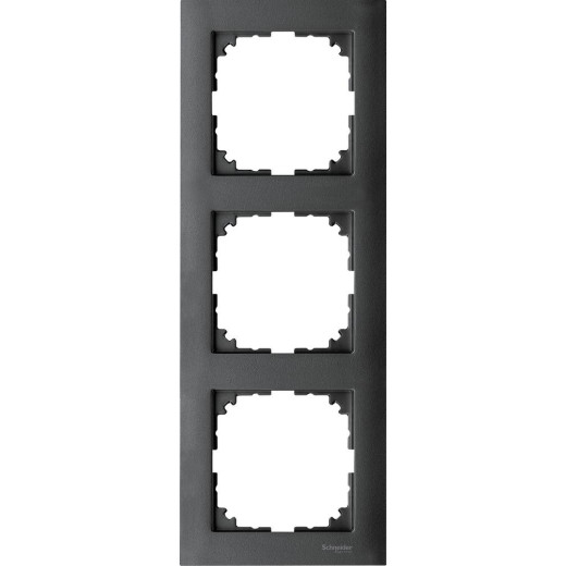 MERTEN M-Pure РАМКА 3 поста, АНТРАЦИТ, SM