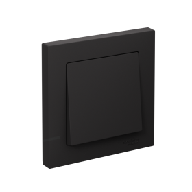 Systeme Electric AtlasDesign Карбон Выключатель 1-клавишный сх.1, 10АХ, в сборе