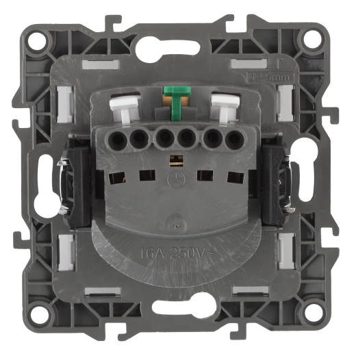 Розетка ЭРА Серия 12 12-2102-13 2P+E Schuko со шторками 16A-250В IP20 бронза