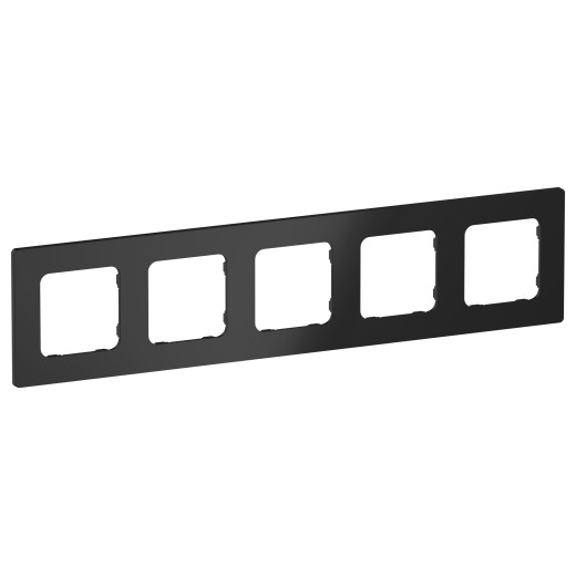 FLITE Рамка 5-мест. РУ-5-К-ФлЧ чер. IEK