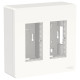 UNICA SYSTEM+ БЛОК открытой установки 2х2 белый