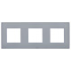SKANDY Рамка 3-мест. SK-F03Gr сер. IEK