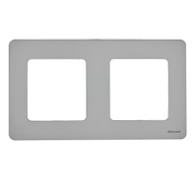 Legrand/Daccord INSPIRIA Алюминий Рамка - 2 поста.
