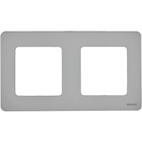 Legrand/Daccord INSPIRIA Алюминий Рамка - 2 поста.
