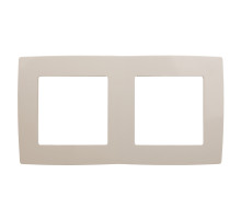 ЭРА 12-5002-02 Рамка на 2 поста, Эра12, слоновая кость (10/100/2800)