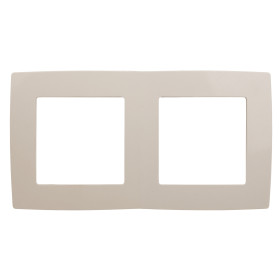 ЭРА 12-5002-02 Рамка на 2 поста, Эра12, слоновая кость (10/100/2800)