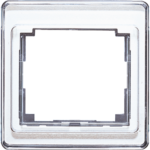 Рамка для вертикальной установки, 1 пост, акриловое стекло, белый, SL500